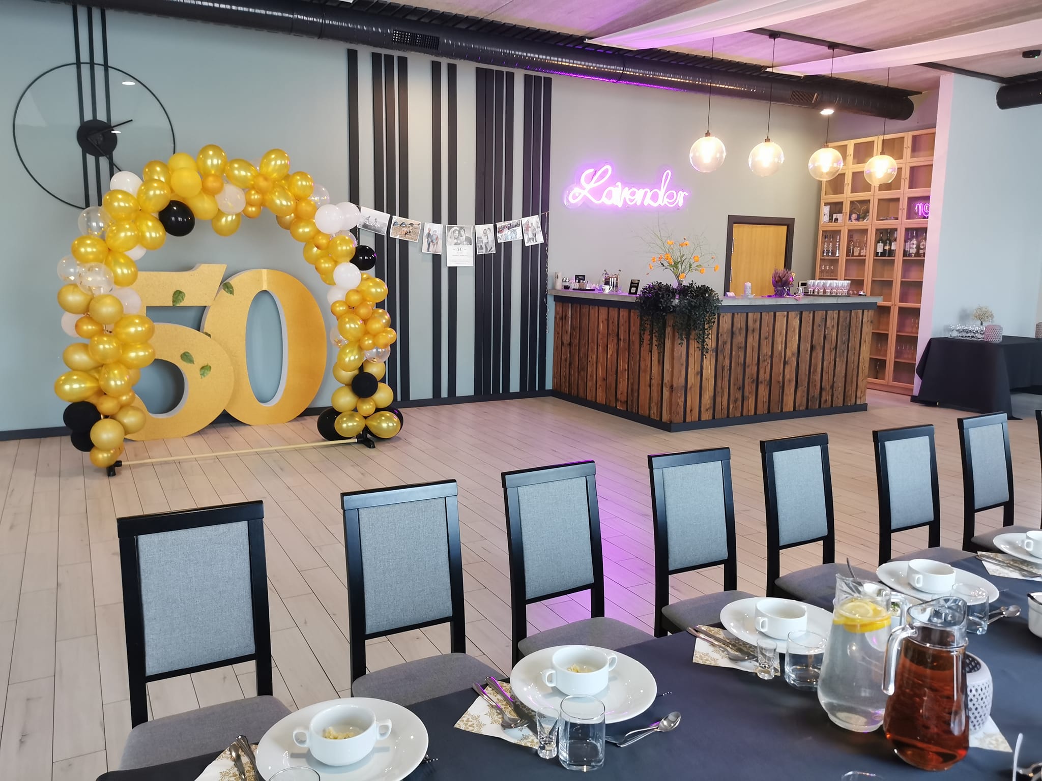 wystrój sali na urodziny